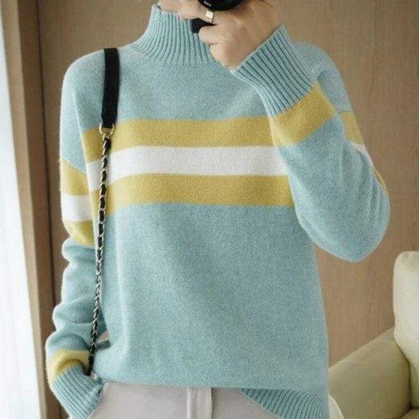 Youthful High Neck Sweater