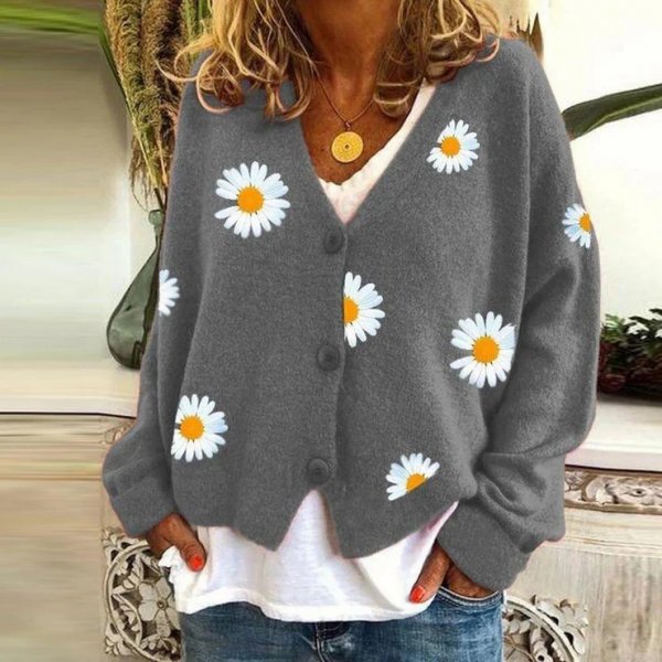 She Loves You Daisy Cardigan